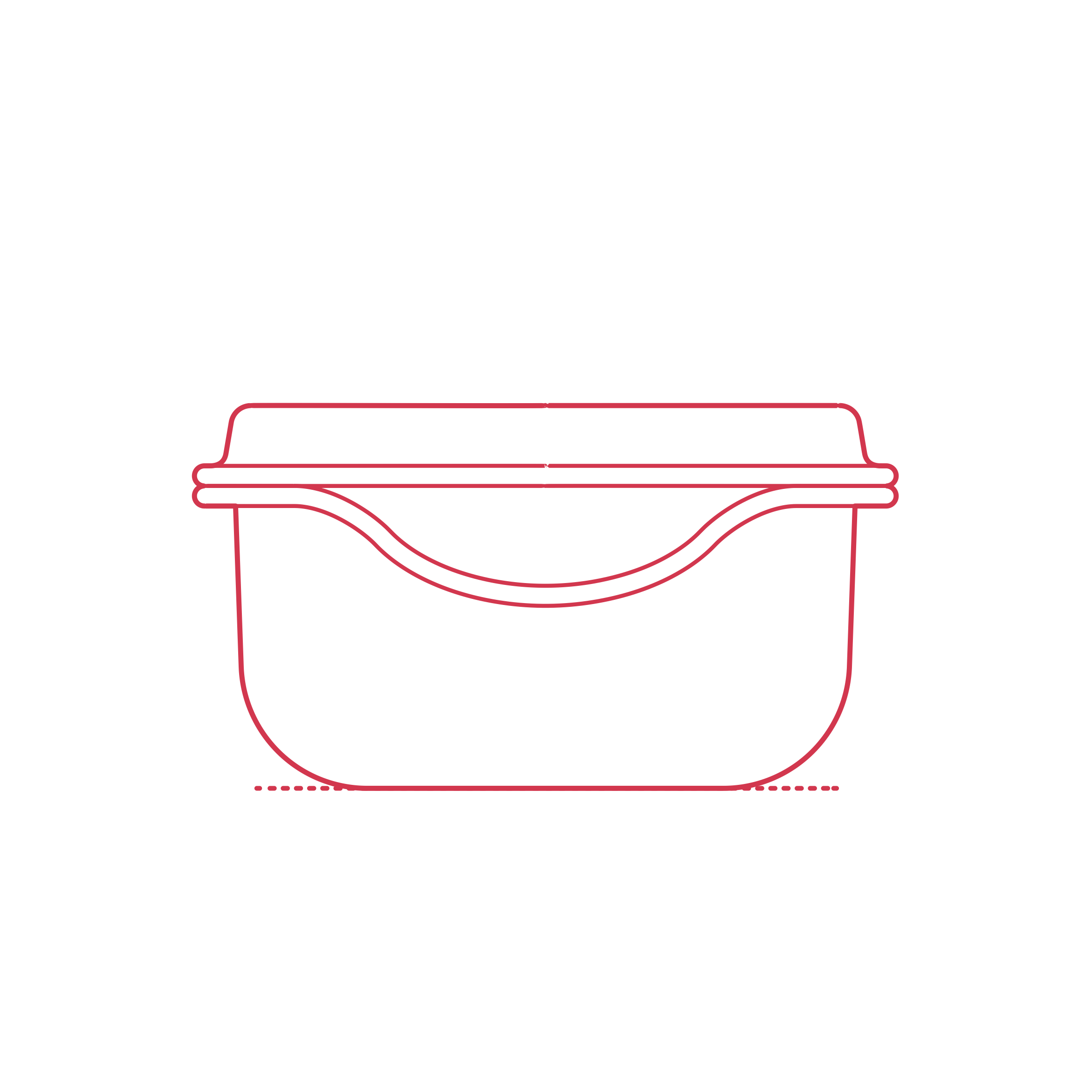Objects Food Containers Ikea Pruta Food Container 2 Oz Contour Svg Vector Free Vectors